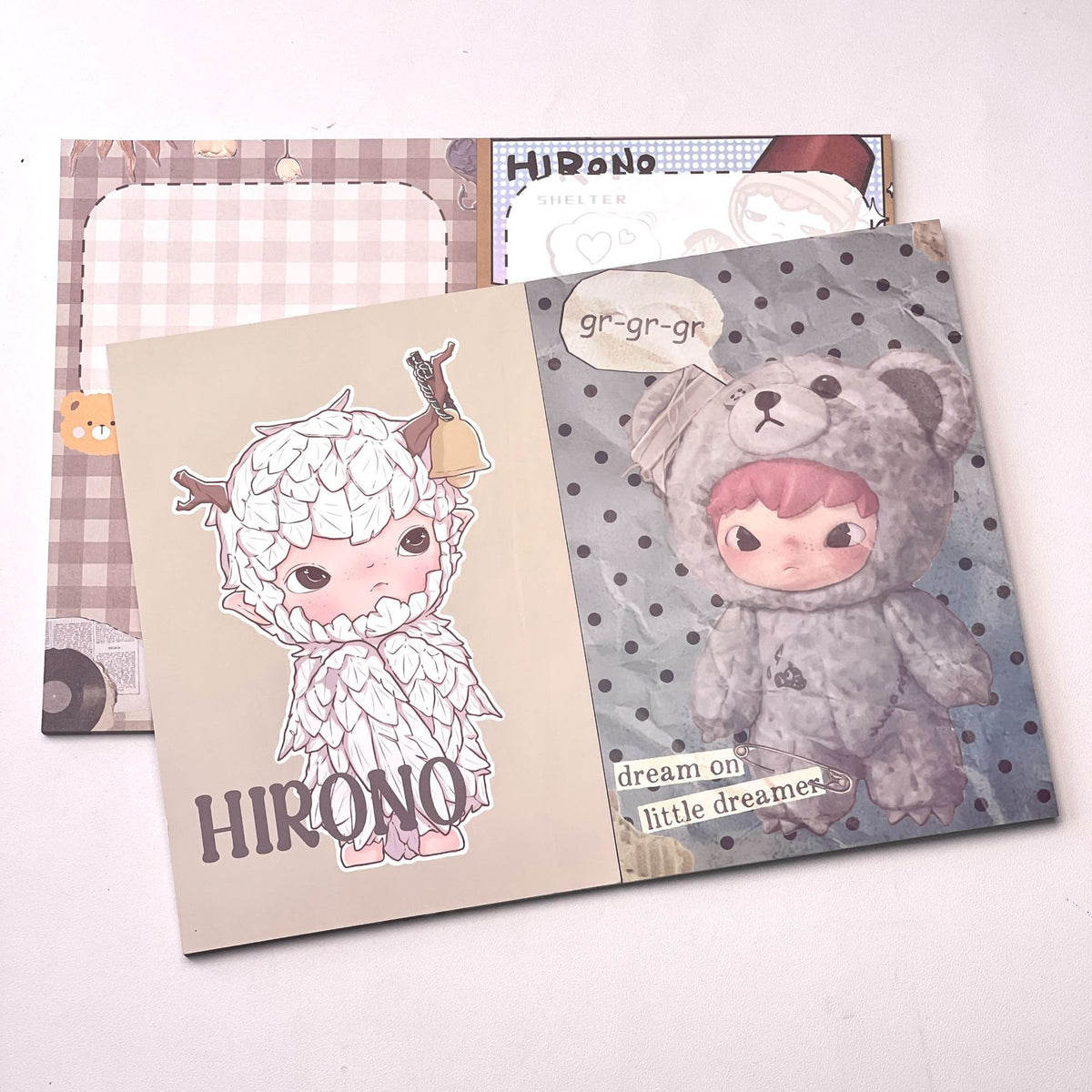 Cute "Little Wild" B5 Lay-Flat Notebook – Printed Cover, Full-Color Pages (Diary/Planner)