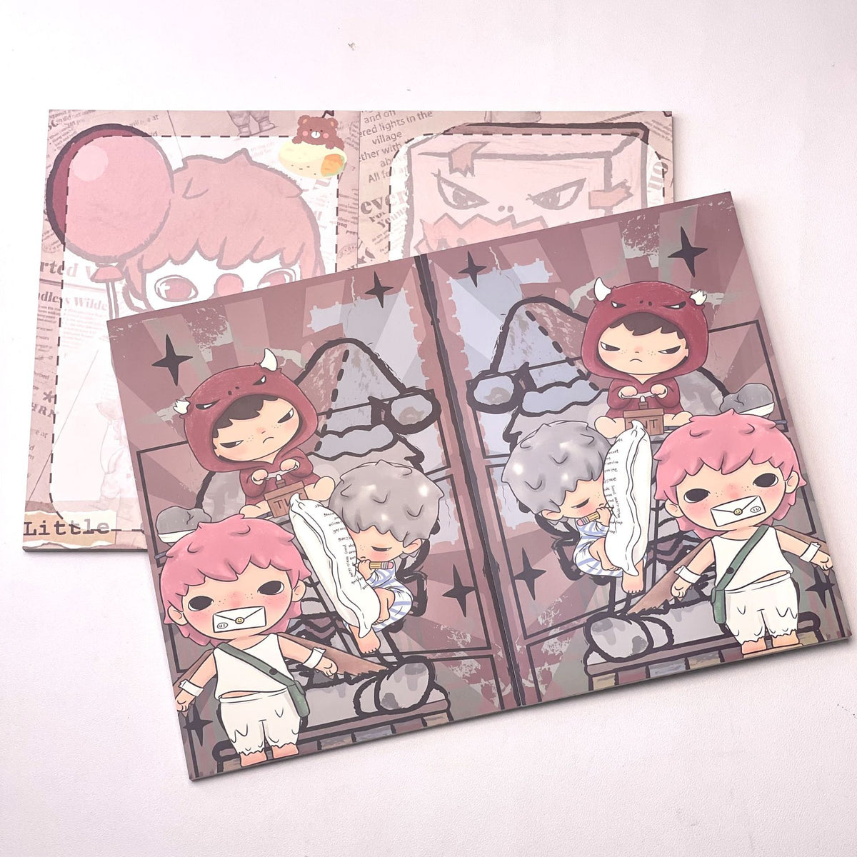Cute "Little Wild" B5 Lay-Flat Notebook – Printed Cover, Full-Color Pages (Diary/Planner)