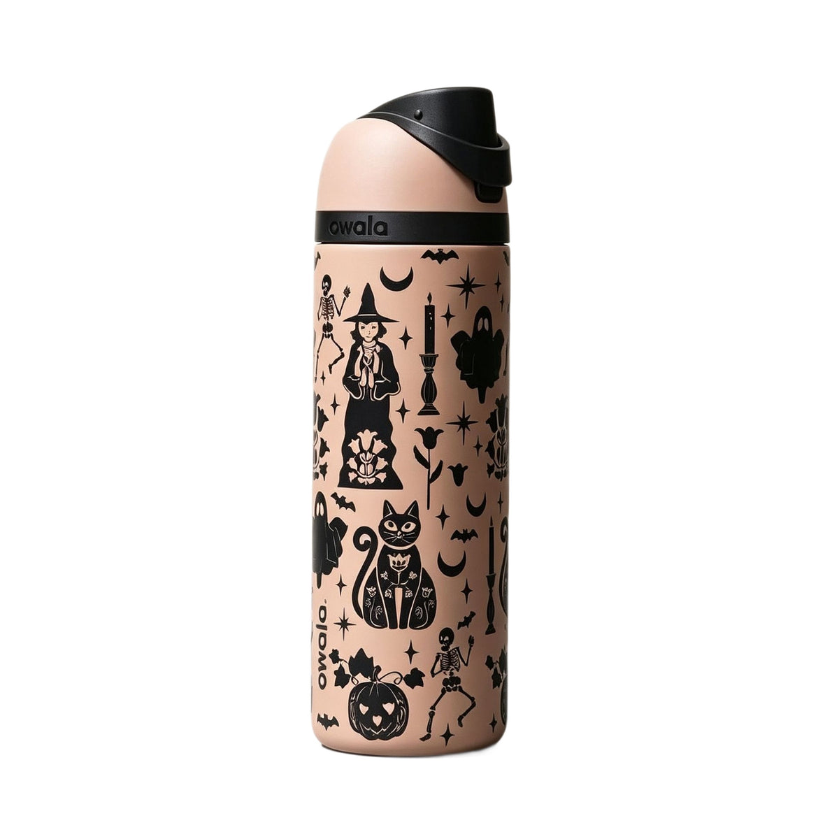 Halloween Limited Edition Insulated Bottle – 304 Stainless Steel, Large Capacity, Portable, Dual-Sip (Straw & Spout) Design