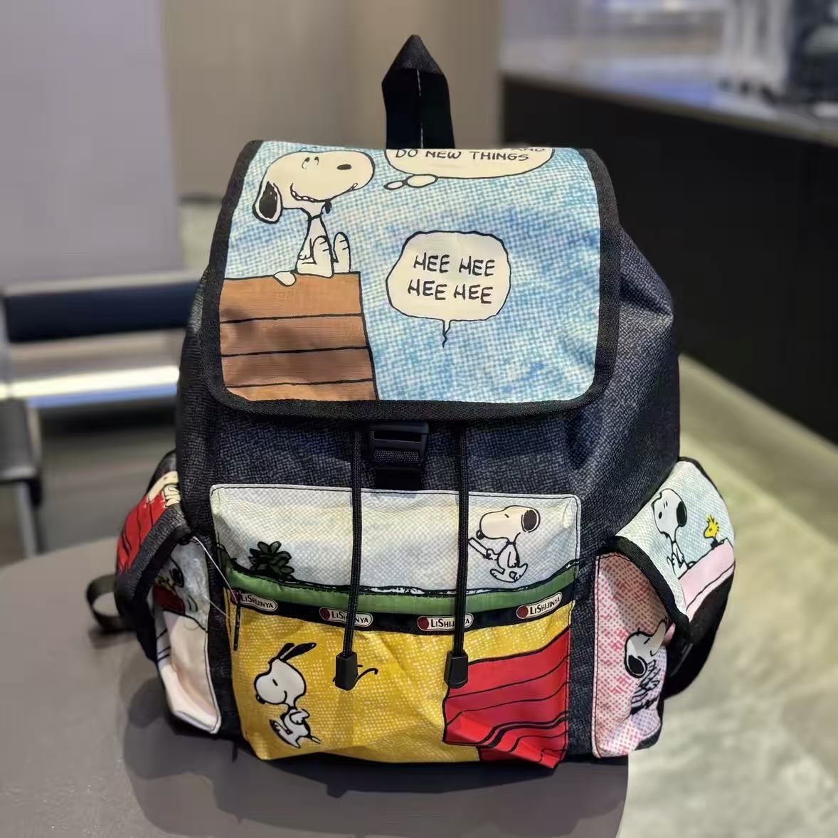 2026 New Snoopy Student Backpack: Cute, High-Capacity, Lightweight Commuter Backpack