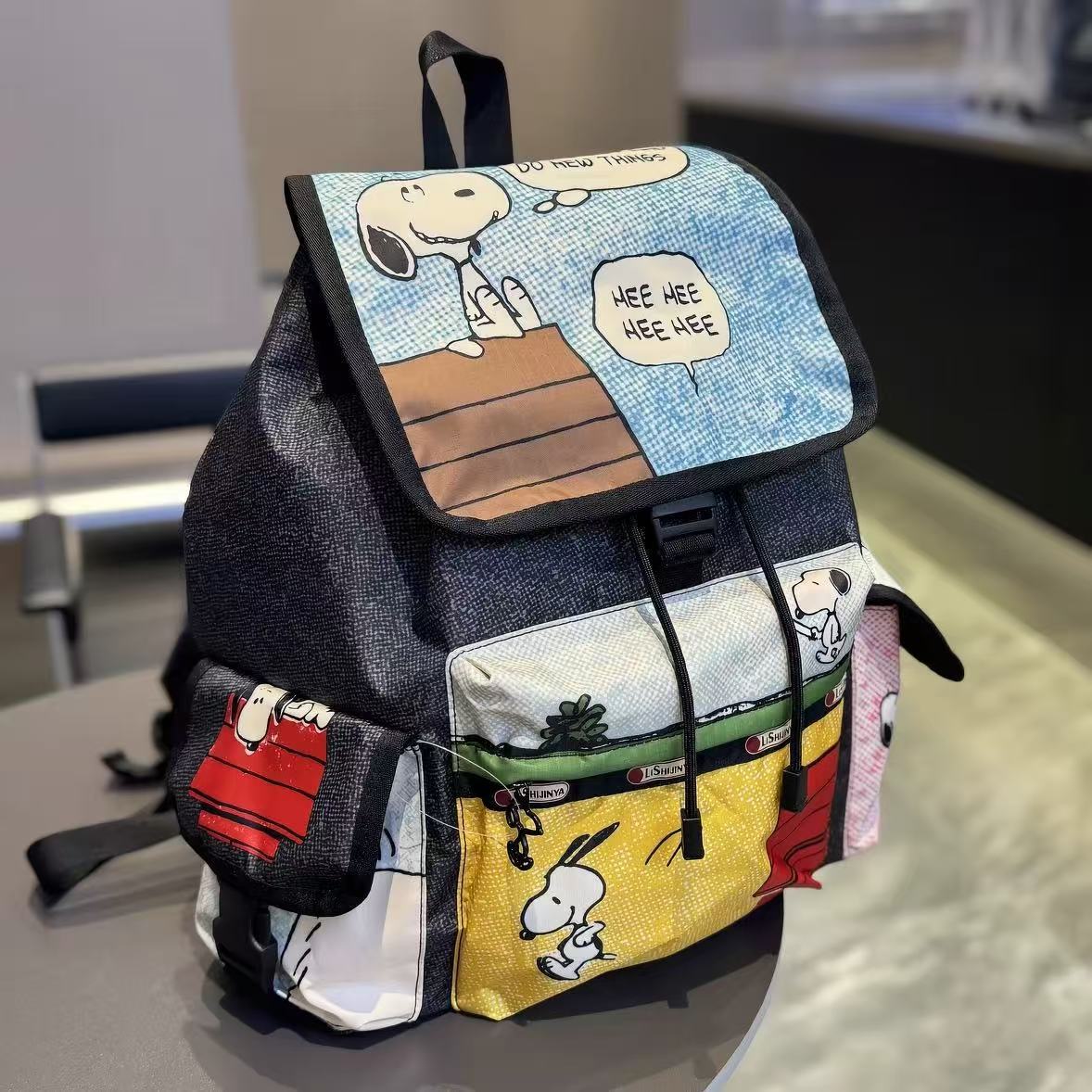 2026 New Snoopy Student Backpack: Cute, High-Capacity, Lightweight Commuter Backpack