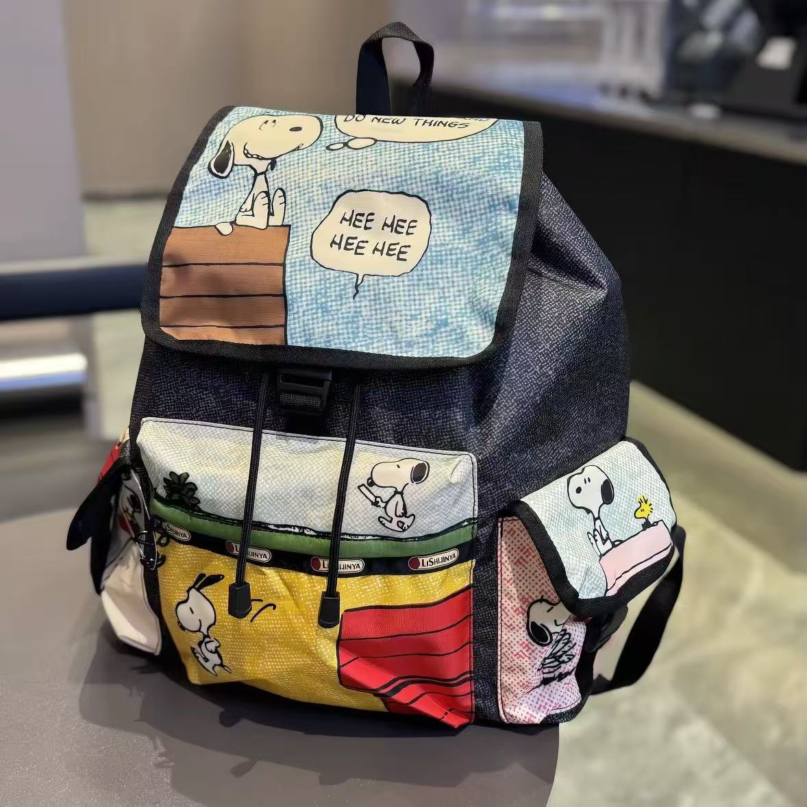 2026 New Snoopy Student Backpack: Cute, High-Capacity, Lightweight Commuter Backpack