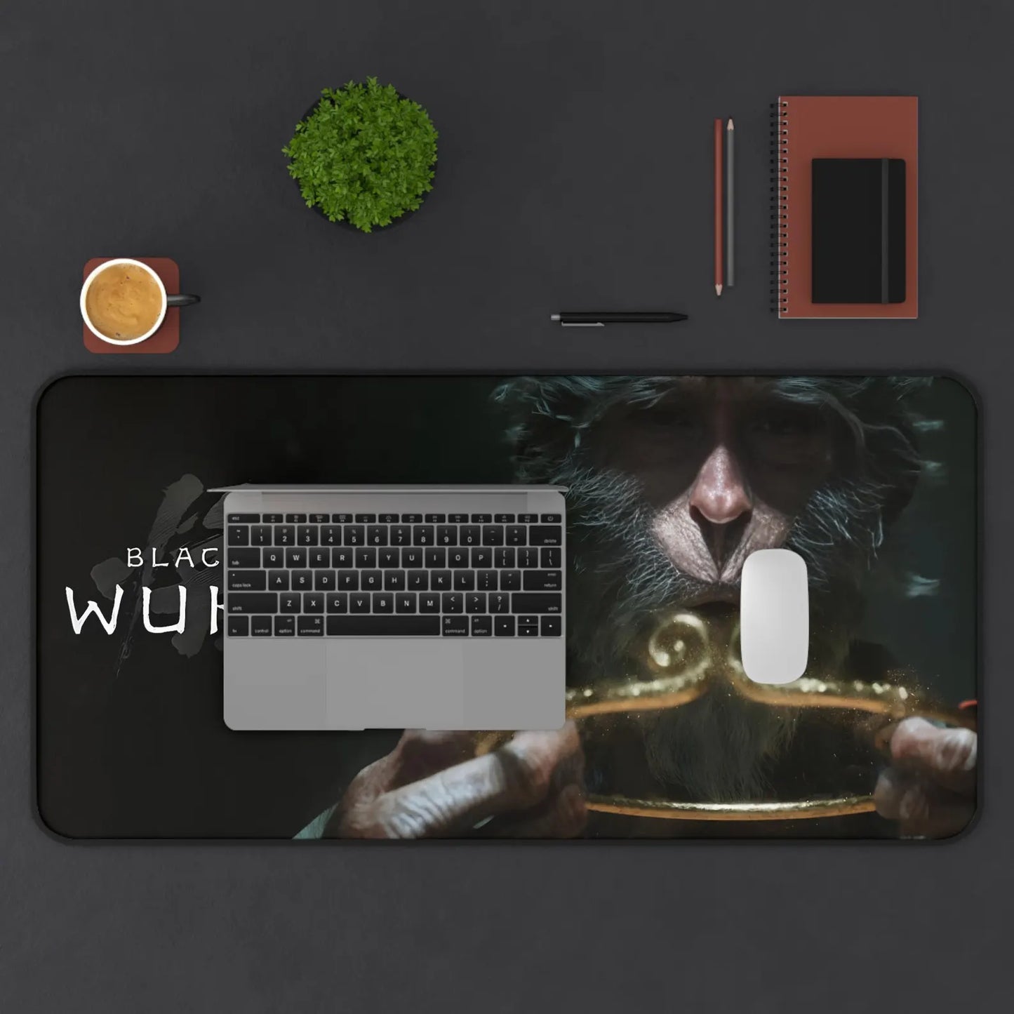 Black Myth Wukong Golden Desktop Mouse Pat, Gaming Desktop Mat, Different Size L Gaming Mat